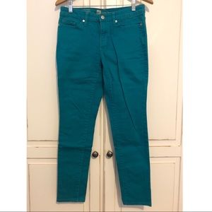 Mossimo Teal Skinny Jeans